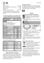 Preview for 54 page of ohmex ROB 4600 Instructions For Use And Maintenance Manual