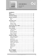 Preview for 3 page of OJ Electronics OCD4 User Manuals