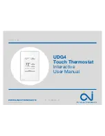 OJ Electronics UDG4 User Manual preview