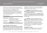 Preview for 3 page of OJ ETO2 Instructions Manual