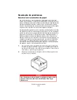 Preview for 105 page of Oki C3400n Manual Do Utilizador