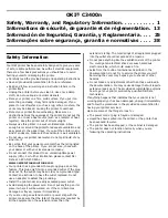 Preview for 1 page of Oki C3400n Safety Information Manual