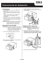 Preview for 3 page of Oki LP441s Installation Instructions