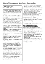 Preview for 2 page of Oki MB441MFP Safety Information Manual