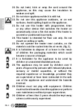 Preview for 28 page of Olimpia splendid Caldo Rock M Instructions For Installation, Use And Maintenance Manual