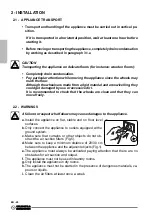 Preview for 26 page of Olimpia splendid SECCOPROF 30 P Instructions For Installation, Use And Maintenance Manual