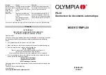 Preview for 7 page of Olympia PS 30 Manual Instruction