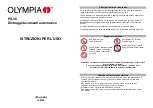 Preview for 10 page of Olympia PS 30 Manual Instruction