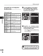 Preview for 56 page of Olympus DM-5 Detailed Instructions