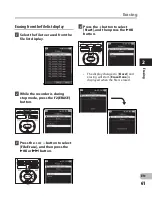 Preview for 61 page of Olympus DM-5 Detailed Instructions