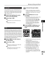 Preview for 69 page of Olympus DM-5 Detailed Instructions