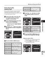 Preview for 91 page of Olympus DM-5 Detailed Instructions