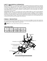 Preview for 2 page of Omega Lift 43000 Operating Instructions & Parts Manual