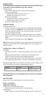 Preview for 4 page of Össur CHEETAH JUNIOR Instructions For Use Manual