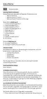 Preview for 10 page of Össur REBOUND DUAL ST Instructions For Use Manual