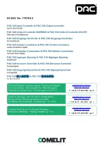 Preview for 1 page of PAC 520 Quick Start Manual