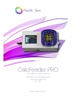 Pacific Sun CalcFeeder PRO User Quick Manual preview