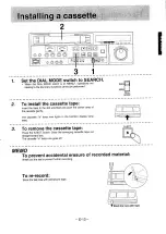 Preview for 13 page of Panasonic AG-7700E Operating Instructions Manual