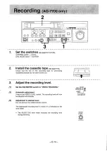 Preview for 14 page of Panasonic AG-7700E Operating Instructions Manual