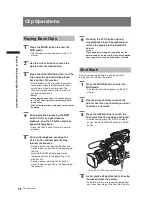 Preview for 98 page of Panasonic AGHPX500P - MEMORY CARD CAMERA RECORDER Operating Instructions Manual