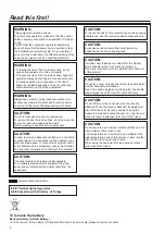 Preview for 2 page of Panasonic AK-HC3500AES Operating Instructions Manual