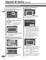 Preview for 42 page of Panasonic CN-NVD905U - Strada - Navigation System Instrucciones De Operación