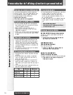 Preview for 70 page of Panasonic CQ-C8303U - WMA/MP3/CD Player/Receiver With 4096 Color OEL... Operating Instructions Manual