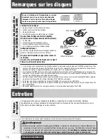 Preview for 76 page of Panasonic CQ-C8303U - WMA/MP3/CD Player/Receiver With 4096 Color OEL... Operating Instructions Manual