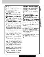 Preview for 3 page of Panasonic CQC7403U - CAR AUDIO - MULTI-LANG Operating Instructions Manual