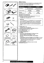 Preview for 6 page of Panasonic Digital Palmcorder PV-DV901 Operating Instructions Manual