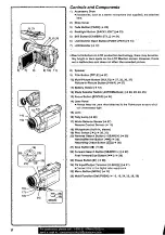 Preview for 8 page of Panasonic Digital Palmcorder PV-DV901 Operating Instructions Manual