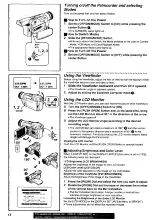 Preview for 14 page of Panasonic Digital Palmcorder PV-DV901 Operating Instructions Manual