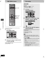 Preview for 38 page of Panasonic DMR-E85HS Operating Instructions Manual