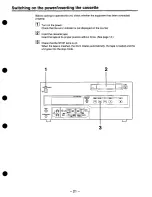 Preview for 21 page of Panasonic DVCPRO AJ-D640P Operating Instructions Manual