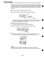 Preview for 46 page of Panasonic DVCPRO AJ-D640P Operating Instructions Manual