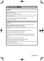 Preview for 3 page of Panasonic ET-EMW200 Operating Instructions Manual