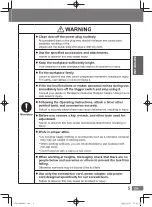 Preview for 63 page of Panasonic EYADA Series Operating Instructions Manual