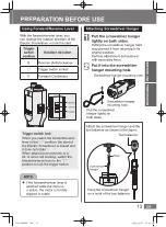 Preview for 71 page of Panasonic EYADA Series Operating Instructions Manual