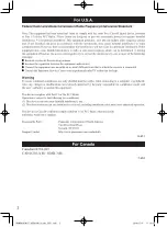 Preview for 2 page of Panasonic FZ-VEBG11AU Operating Instructions Manual