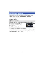 Preview for 21 page of Panasonic HC-W580 Operating Instructions Manual