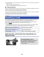 Preview for 20 page of Panasonic HC-WXF991 Owner'S Manual