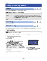 Preview for 38 page of Panasonic HC-WXF991 Owner'S Manual