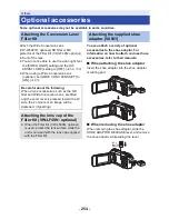 Preview for 254 page of Panasonic HC-WXF991 Owner'S Manual