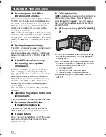 Preview for 16 page of Panasonic HDC-HS20P Operating Instructions Manual