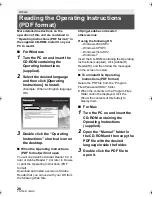 Preview for 28 page of Panasonic HDC-SD800 Basic Operating Instructions Manual