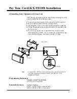 Preview for 11 page of Panasonic KX-TD816CE Installation Manual