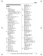 Preview for 55 page of Panasonic KX-TG6021 Operating Instructions Manual