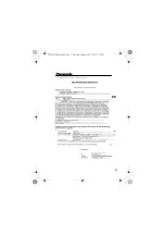 Preview for 73 page of Panasonic KX-TGA651EXB Installation Manual