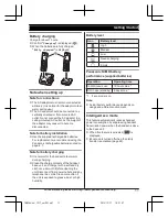 Preview for 11 page of Panasonic KX-TGH260 Operating Instructions Manual