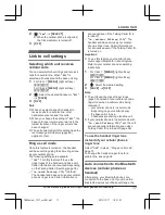 Preview for 17 page of Panasonic KX-TGH260 Operating Instructions Manual